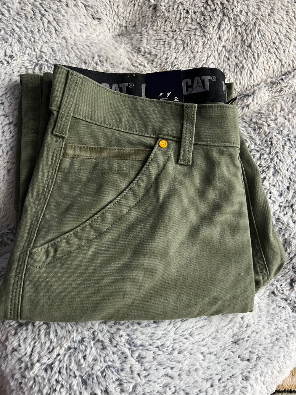 CAT  Olive Green utility Pants